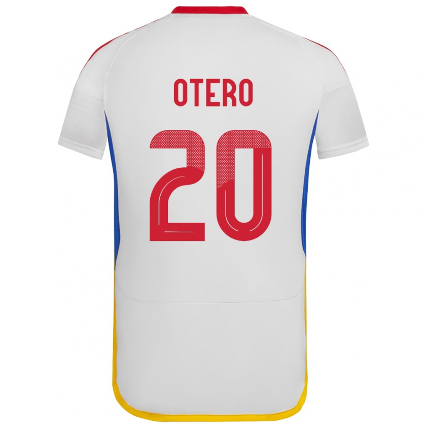 Kandiny Hombre Camiseta Venezuela Rómulo Otero #20 Blanco 2ª Equipación 24-26 La Camisa Chile