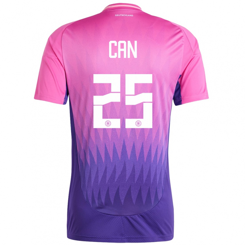 Kandiny Mujer Camiseta Alemania Emre Can #25 Rosado Morado 2ª Equipación 24-26 La Camisa Chile