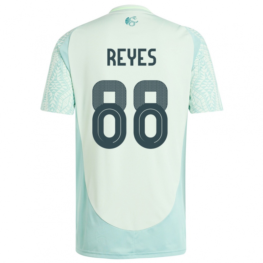 Kandiny Mujer Camiseta México Maricarmen Reyes #88 Lino Verde 2ª Equipación 24-26 La Camisa Chile