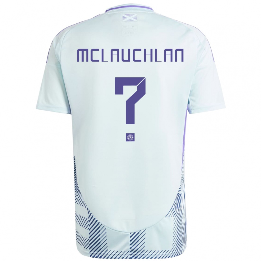 Kandiny Mujer Camiseta Escocia Rachel Mclauchlan #0 Azul Menta Claro 2ª Equipación 24-26 La Camisa Chile