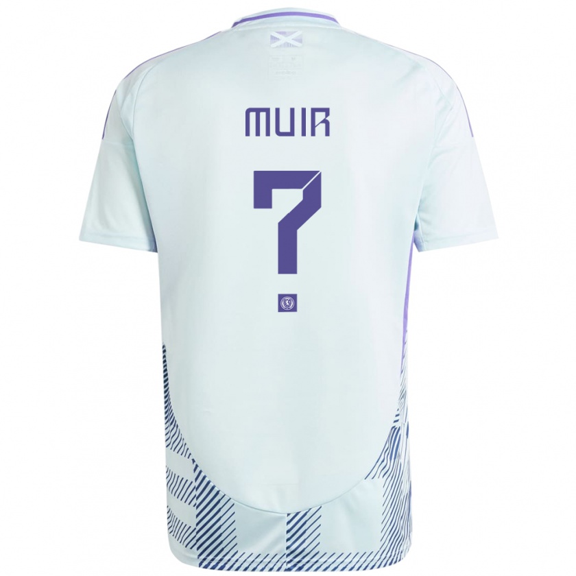 Kandiny Mujer Camiseta Escocia Amy Muir #0 Azul Menta Claro 2ª Equipación 24-26 La Camisa Chile