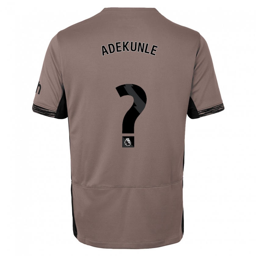 Kandiny Niño Camiseta Timileyin Adekunle #0 Beige Obscuro Equipación Tercera 2023/24 La Camisa Chile