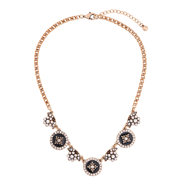 Kandiny - Diamond Fashion Dinner Necklace 01308