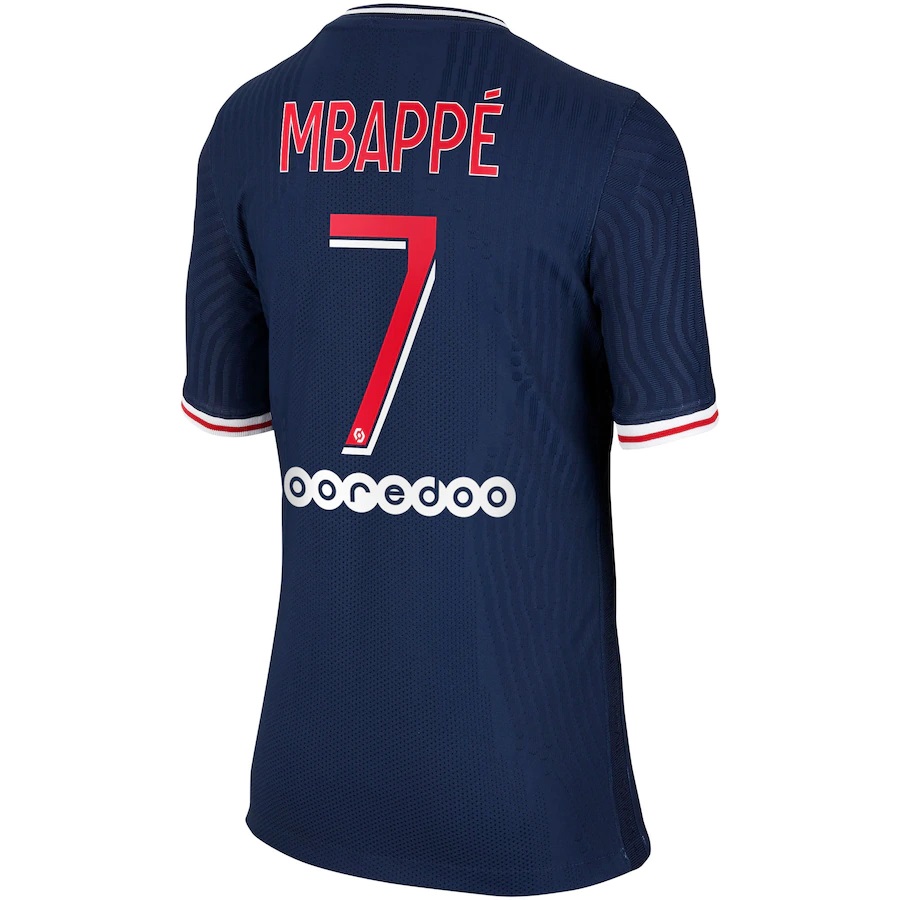 Niño Fútbol Camiseta Kylian Mbappe #7 1ª Equipación Oscuridad 2020/21 La Camisa Chile