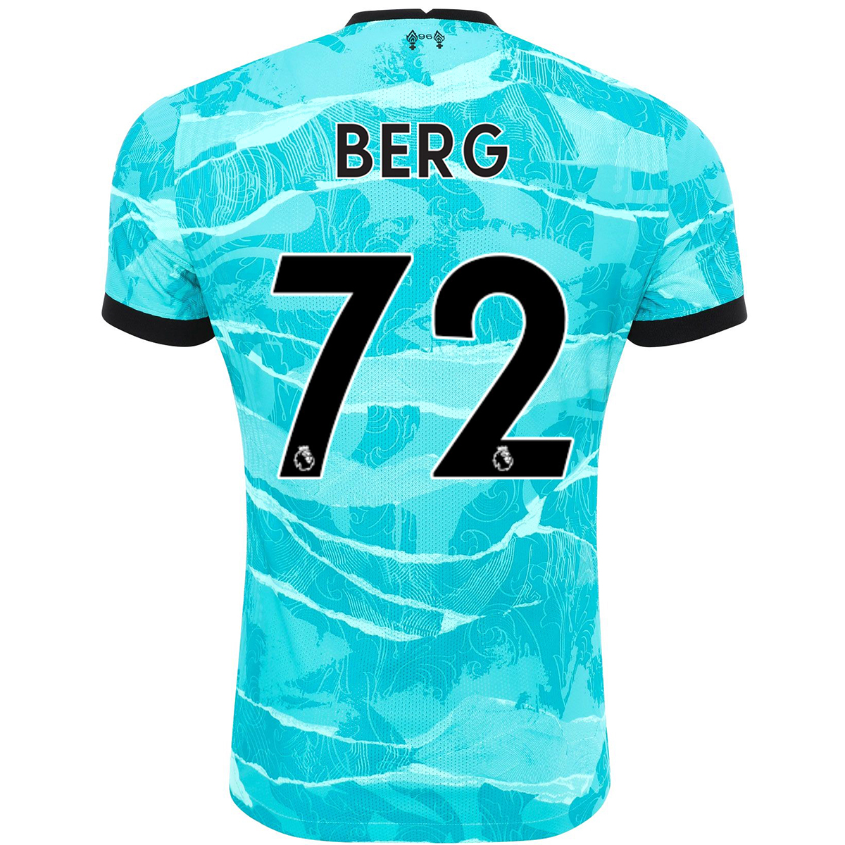 Niño Fútbol Camiseta Sepp Van Den Berg #72 2ª Equipación Azul 2020/21 La Camisa Chile