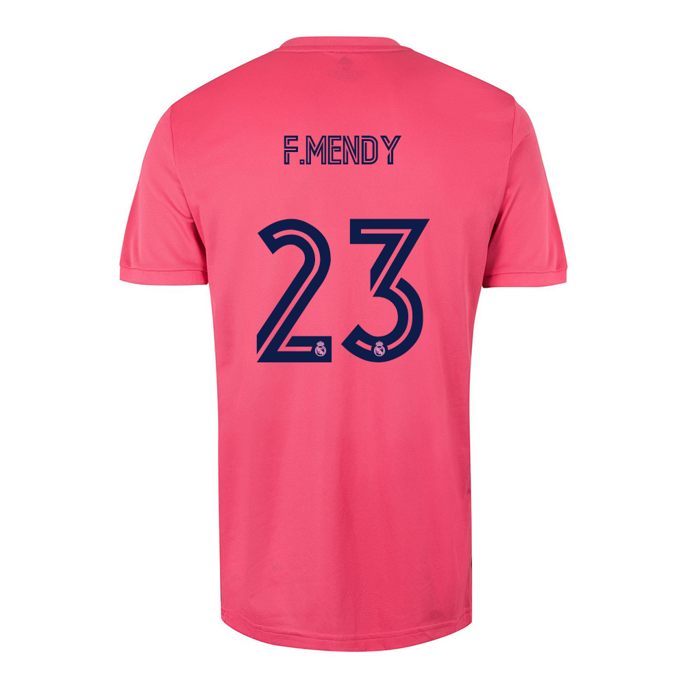 Hombre Fútbol Camiseta Ferland Mendy #23 2ª Equipación Rosado 2020/21 La Camisa Chile