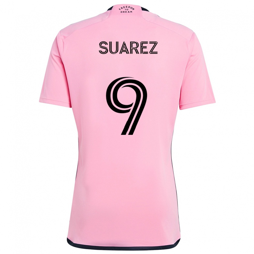 Kandiny Niño Camiseta Luis Suárez #9 Rosa 1ª Equipación 2024/25 La Camisa Chile