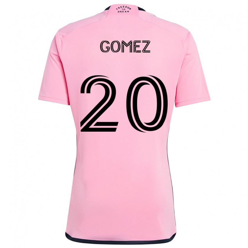 Kandiny Niño Camiseta Diego Gómez #20 Rosa 1ª Equipación 2024/25 La Camisa Chile