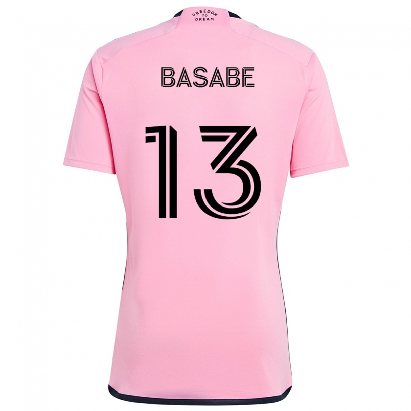 Kandiny Niño Camiseta Samuel Basabe #13 Rosa 1ª Equipación 2024/25 La Camisa Chile