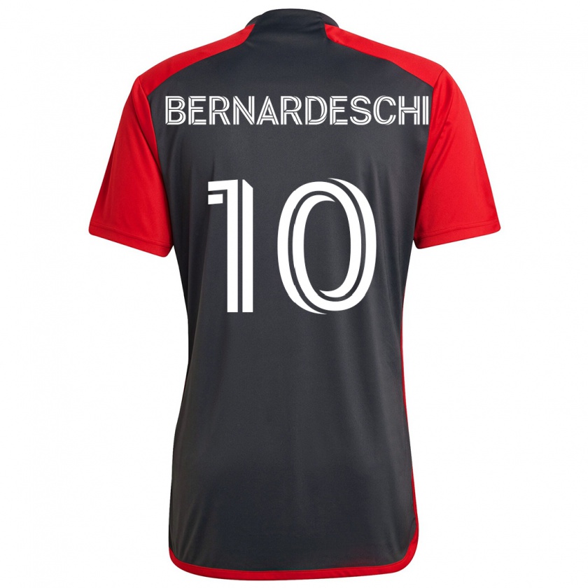 Kandiny Niño Camiseta Federico Bernardeschi #10 Rojo Grayn 1ª Equipación 2024/25 La Camisa Chile