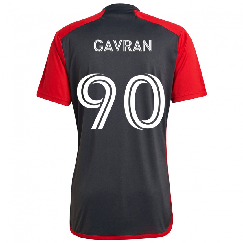 Kandiny Niño Camiseta Luka Gavran #90 Rojo Grayn 1ª Equipación 2024/25 La Camisa Chile