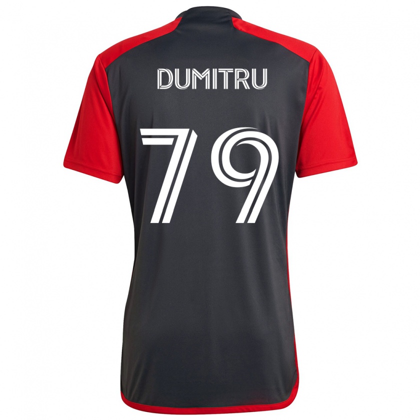 Kandiny Niño Camiseta Andrei Dumitru #79 Rojo Grayn 1ª Equipación 2024/25 La Camisa Chile