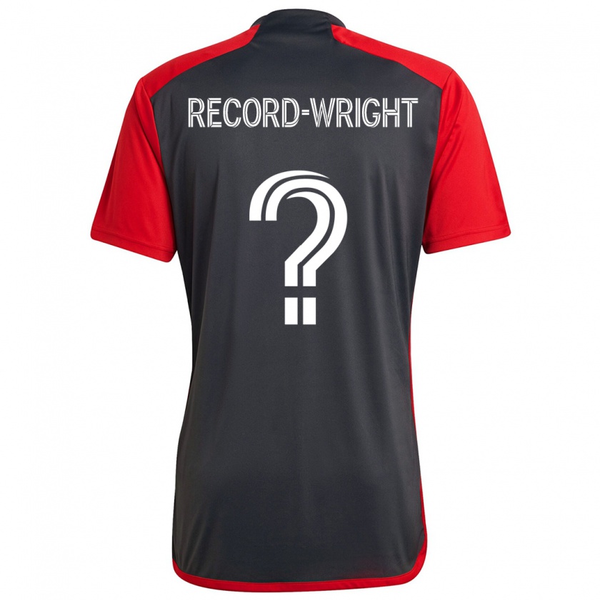 Kandiny Niño Camiseta Kemari Record-Wright #0 Rojo Grayn 1ª Equipación 2024/25 La Camisa Chile