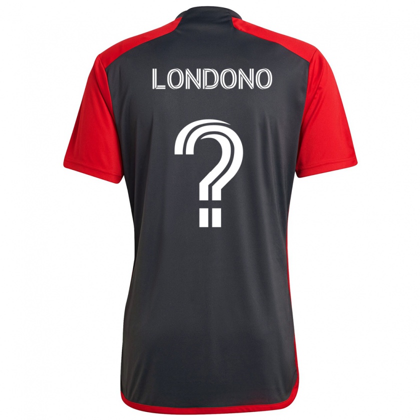 Kandiny Niño Camiseta Tyler Londono #0 Rojo Grayn 1ª Equipación 2024/25 La Camisa Chile