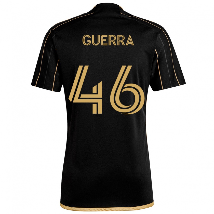 Kandiny Niño Camiseta Decarlo Guerra #46 Oro Negro 1ª Equipación 2024/25 La Camisa Chile