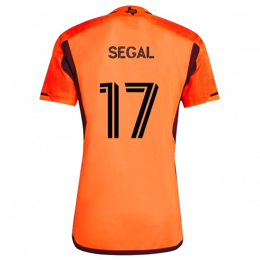 Kandiny Niño Camiseta Gabriel Segal #17 Naranja Negro 1ª Equipación 2024/25 La Camisa Chile