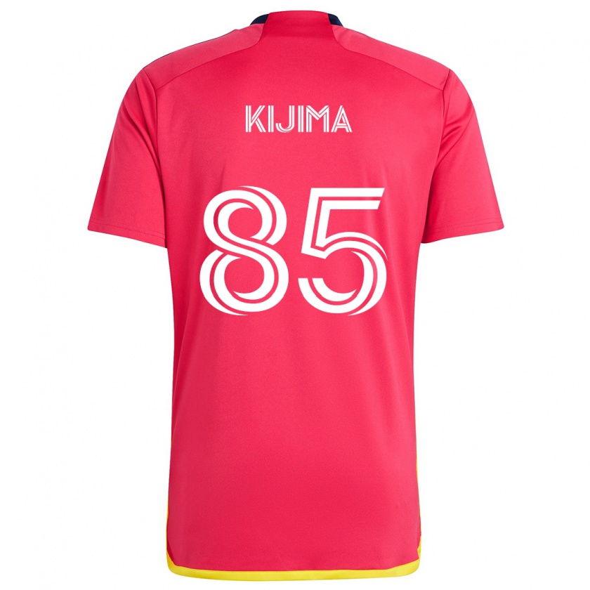 Kandiny Niño Camiseta Hosei Kijima #85 Rojo Azul 1ª Equipación 2024/25 La Camisa Chile