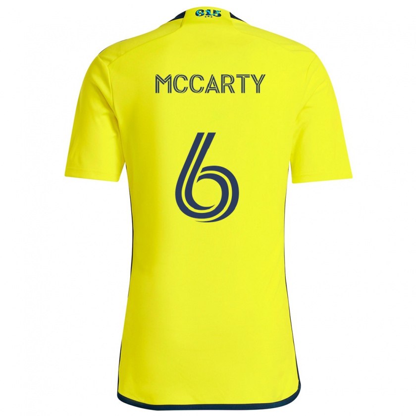 Kandiny Niño Camiseta Dax Mccarty #6 Amarillo Azul 1ª Equipación 2024/25 La Camisa Chile