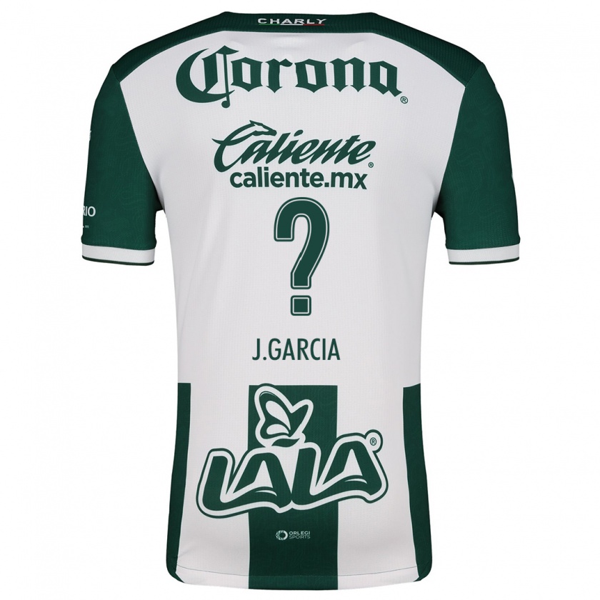 Kandiny Niño Camiseta Joel García #0 Verde Blanco 1ª Equipación 2024/25 La Camisa Chile