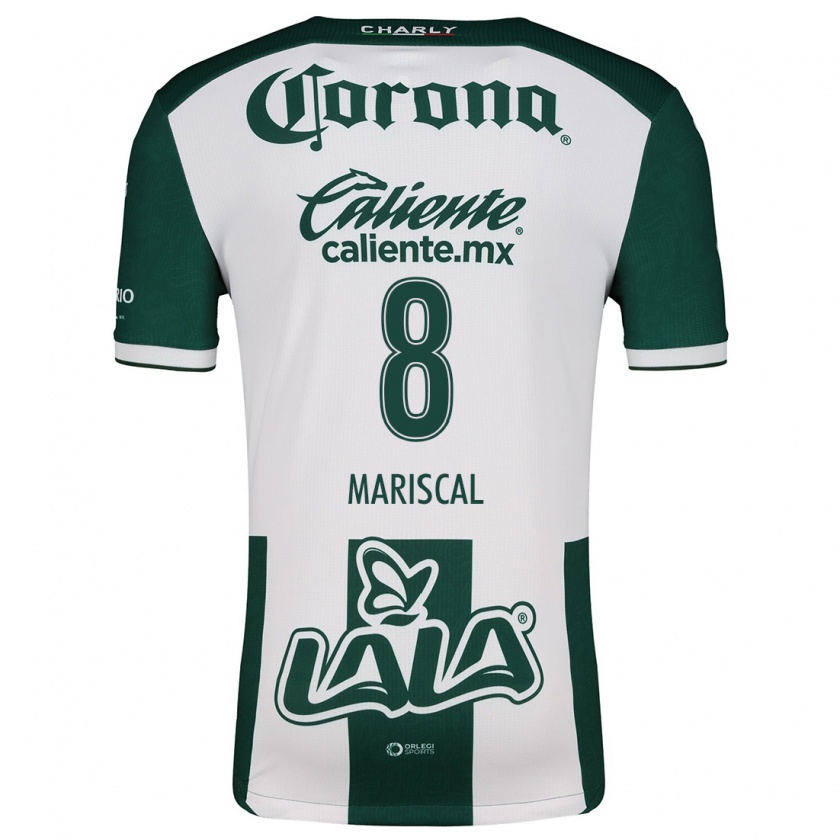 Kandiny Niño Camiseta Salvador Mariscal #8 Verde Blanco 1ª Equipación 2024/25 La Camisa Chile