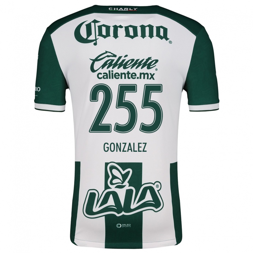 Kandiny Niño Camiseta Valente González #255 Verde Blanco 1ª Equipación 2024/25 La Camisa Chile