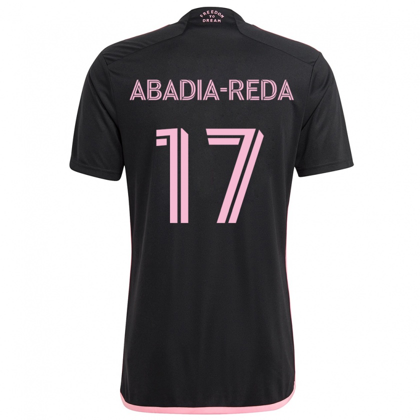 Kandiny Niño Camiseta Ezequiel Abadia-Reda #17 Negro 2ª Equipación 2024/25 La Camisa Chile