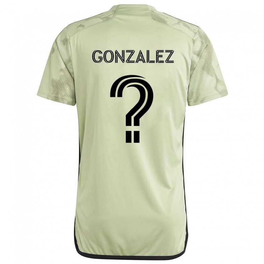 Kandiny Niño Camiseta Mario González #0 Verde Claro 2ª Equipación 2024/25 La Camisa Chile