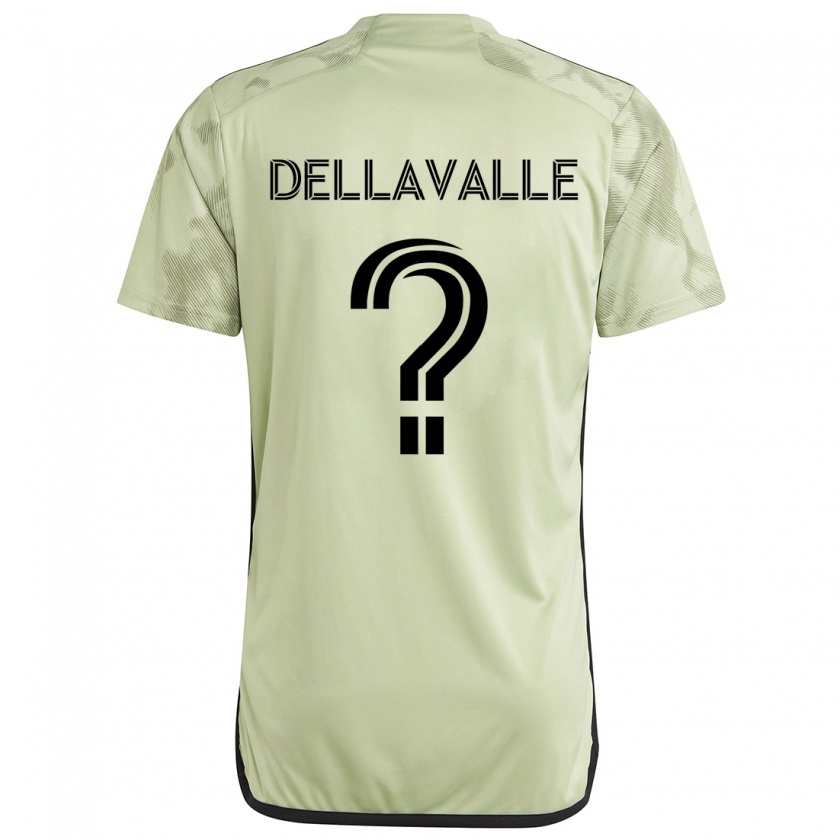 Kandiny Niño Camiseta Lorenzo Dellavalle #0 Verde Claro 2ª Equipación 2024/25 La Camisa Chile