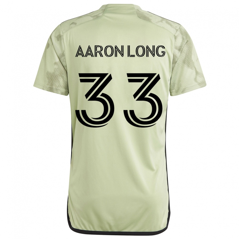 Kandiny Niño Camiseta Aaron Long #33 Verde Claro 2ª Equipación 2024/25 La Camisa Chile