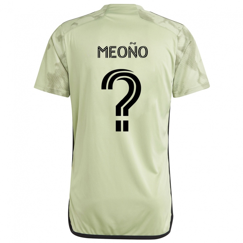 Kandiny Niño Camiseta Aaron Meoño #0 Verde Claro 2ª Equipación 2024/25 La Camisa Chile