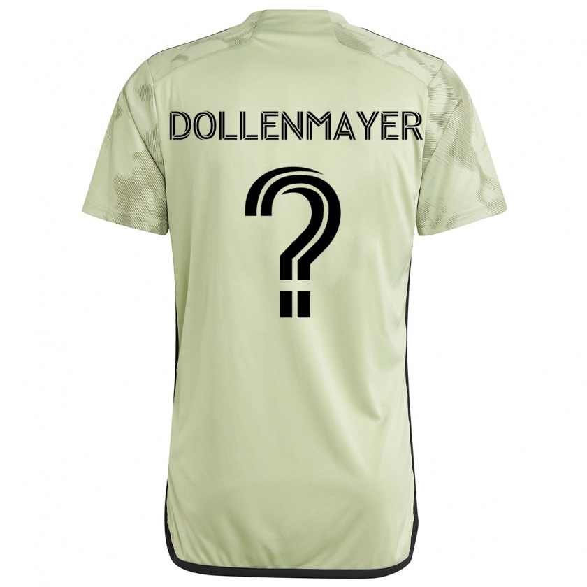 Kandiny Niño Camiseta Noah Dollenmayer #0 Verde Claro 2ª Equipación 2024/25 La Camisa Chile