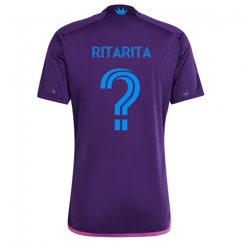 Kandiny Niño Camiseta Rocket Ritarita #0 Azul Morado 2ª Equipación 2024/25 La Camisa Chile