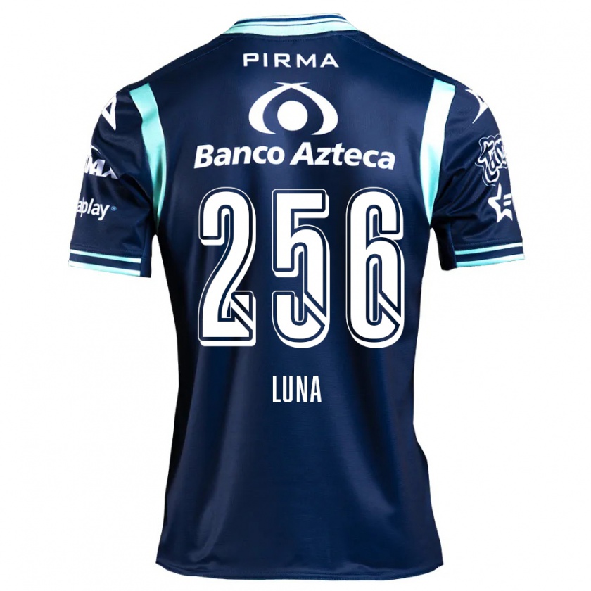 Kandiny Niño Camiseta Ángel Luna #256 Azul Marino 2ª Equipación 2024/25 La Camisa Chile