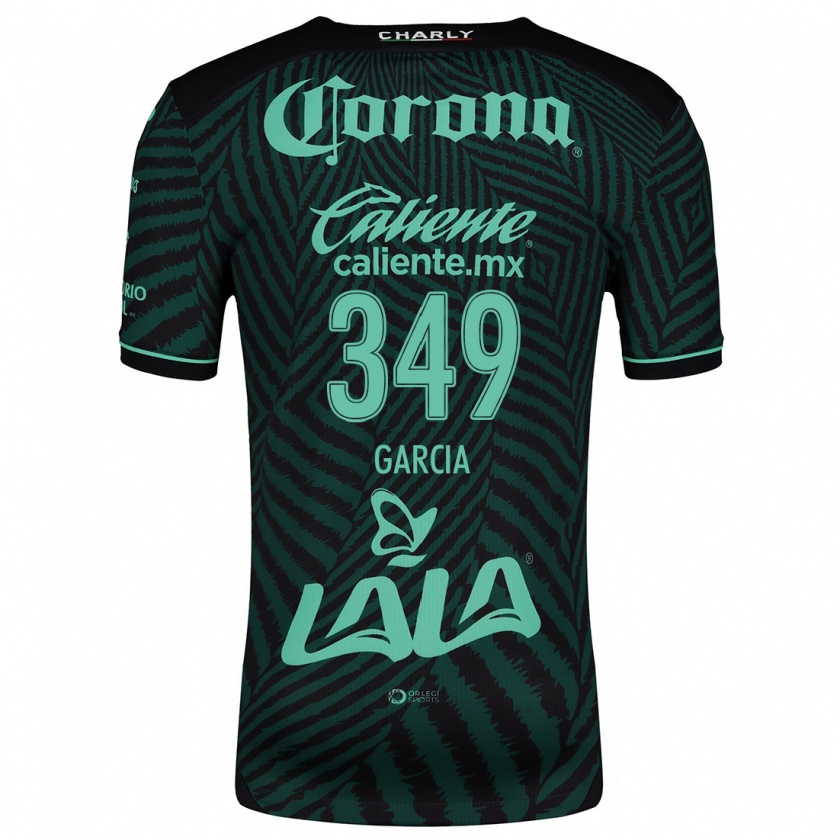 Kandiny Niño Camiseta Diego García #349 Verde Negro 2ª Equipación 2024/25 La Camisa Chile