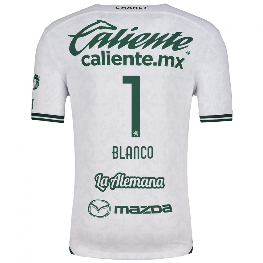 Kandiny Niño Camiseta Alfonso Blanco #1 Blanco Verde 2ª Equipación 2024/25 La Camisa Chile