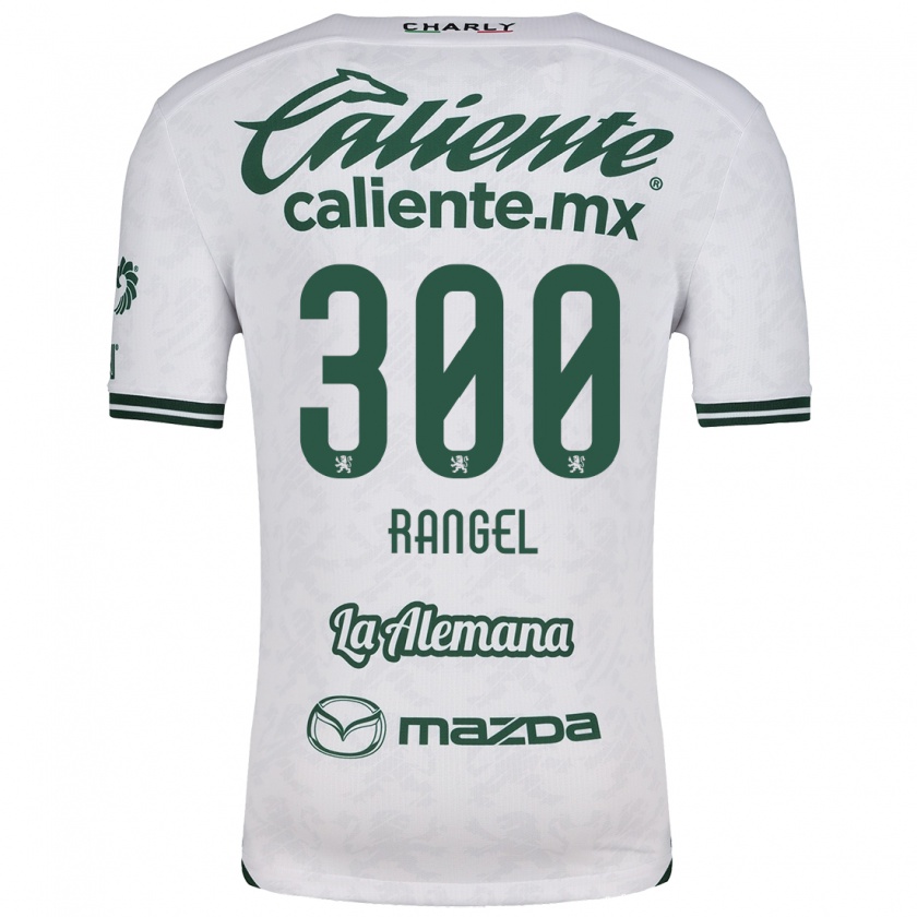 Kandiny Niño Camiseta Luis Rangel #300 Blanco Verde 2ª Equipación 2024/25 La Camisa Chile