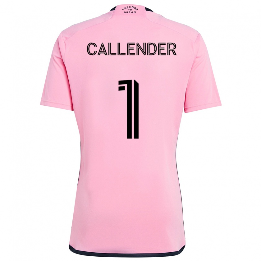 Kandiny Hombre Camiseta Drake Callender #1 Rosa 1ª Equipación 2024/25 La Camisa Chile