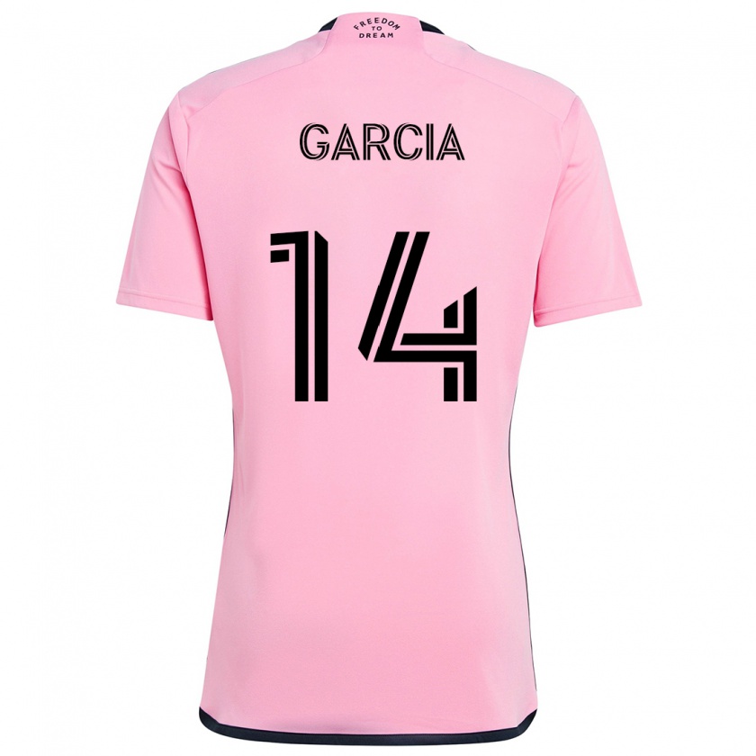 Kandiny Hombre Camiseta Santiago Garcia #14 Rosa 1ª Equipación 2024/25 La Camisa Chile