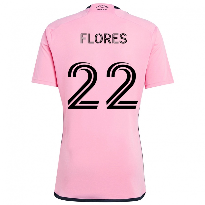 Kandiny Hombre Camiseta Alejandro Flores #22 Rosa 1ª Equipación 2024/25 La Camisa Chile