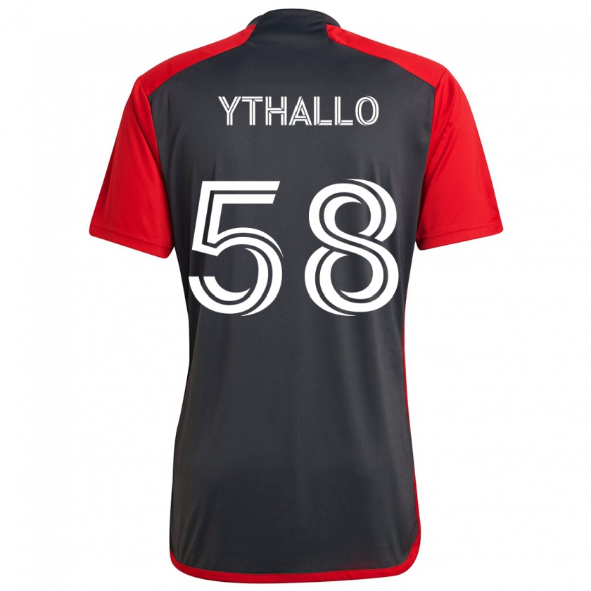 Kandiny Hombre Camiseta Ythallo #58 Rojo Grayn 1ª Equipación 2024/25 La Camisa Chile