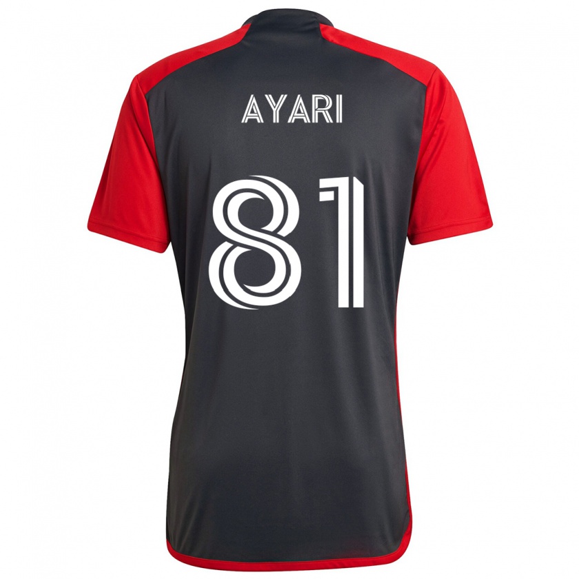 Kandiny Hombre Camiseta Hassan Ayari #81 Rojo Grayn 1ª Equipación 2024/25 La Camisa Chile