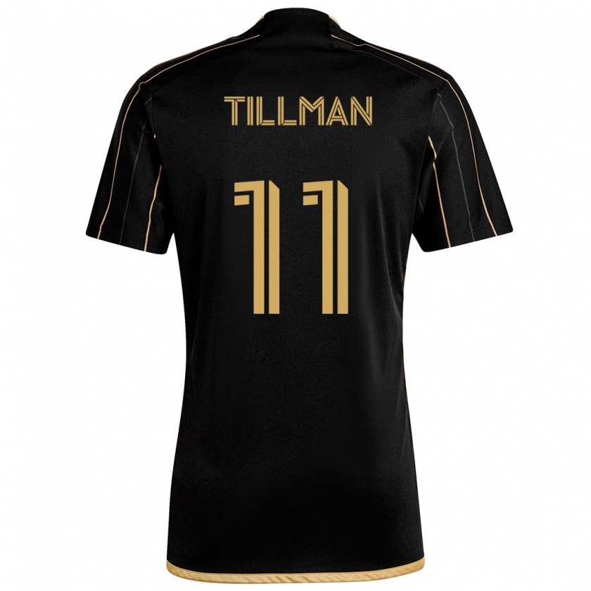 Kandiny Hombre Camiseta Timothy Tillman #11 Oro Negro 1ª Equipación 2024/25 La Camisa Chile