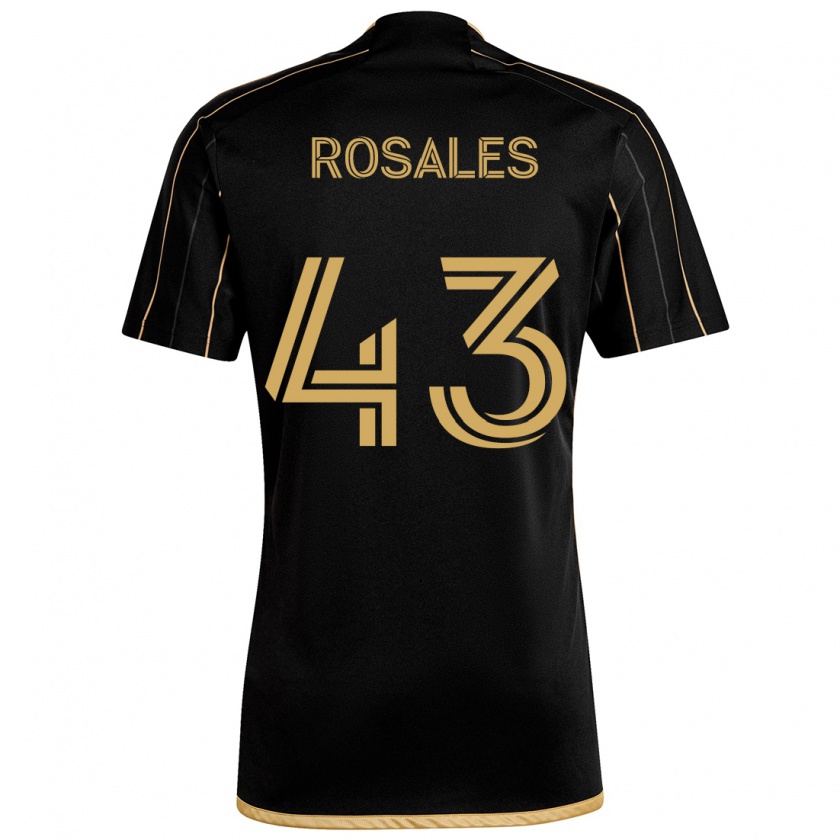 Kandiny Hombre Camiseta Diego Rosales #43 Oro Negro 1ª Equipación 2024/25 La Camisa Chile