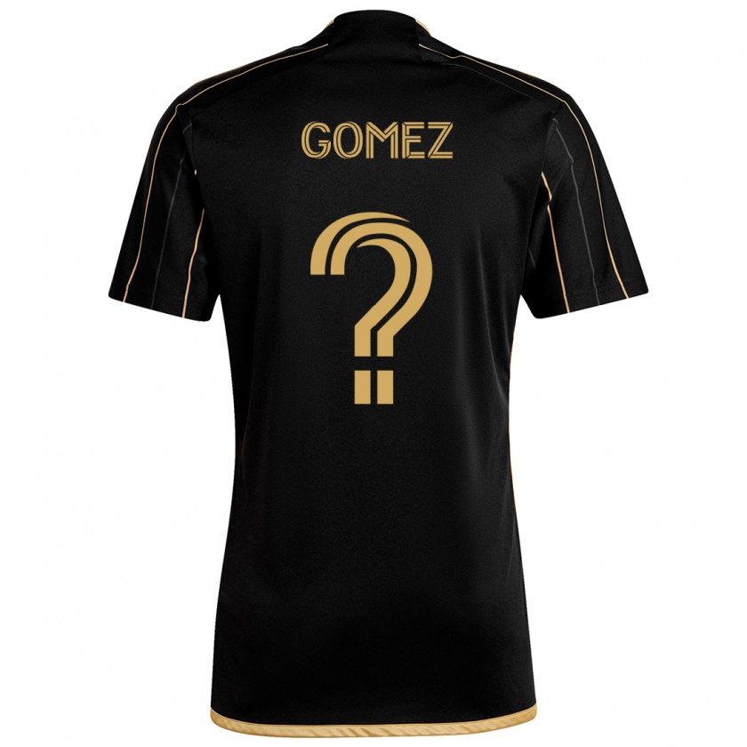 Kandiny Hombre Camiseta Azyk Gómez #0 Oro Negro 1ª Equipación 2024/25 La Camisa Chile