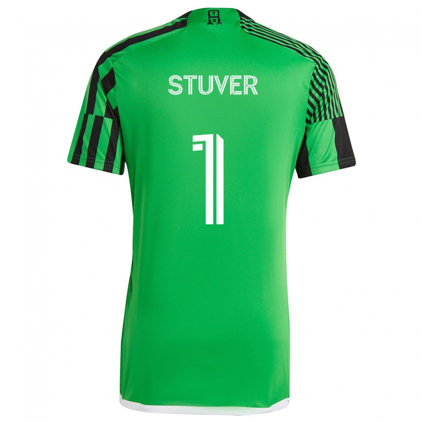 Kandiny Hombre Camiseta Brad Stuver #1 Verde Negro 1ª Equipación 2024/25 La Camisa Chile