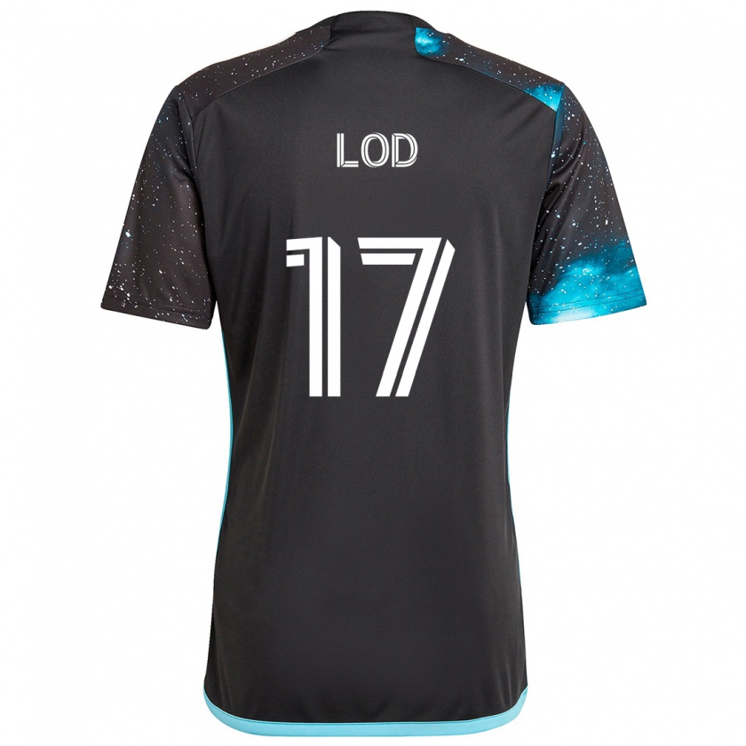 Kandiny Hombre Camiseta Robin Lod #17 Azul Negro 1ª Equipación 2024/25 La Camisa Chile