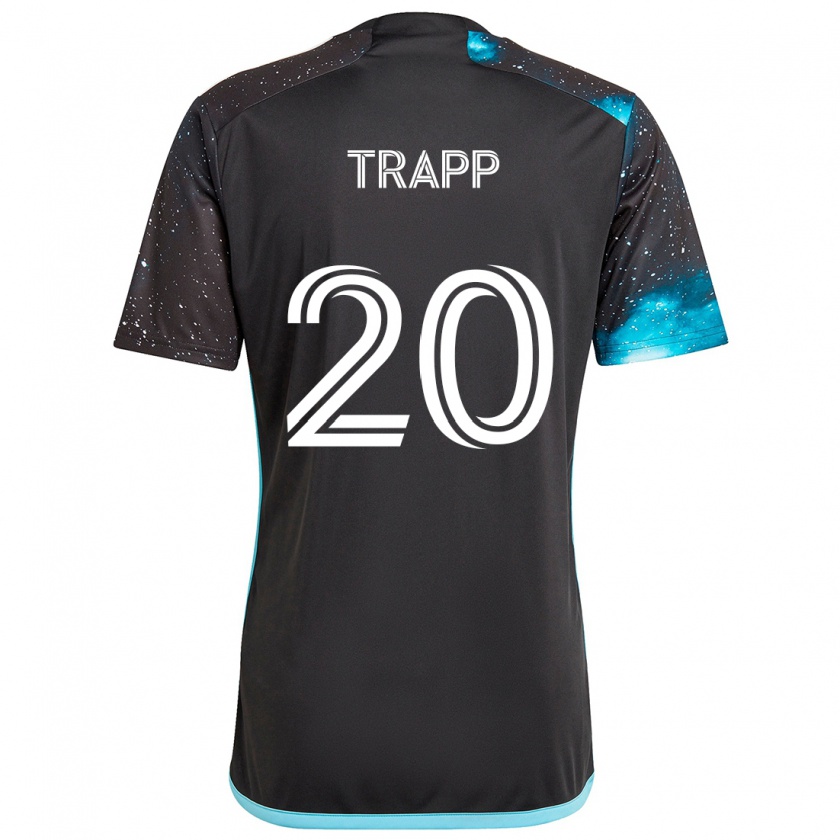 Kandiny Hombre Camiseta Wil Trapp #20 Azul Negro 1ª Equipación 2024/25 La Camisa Chile