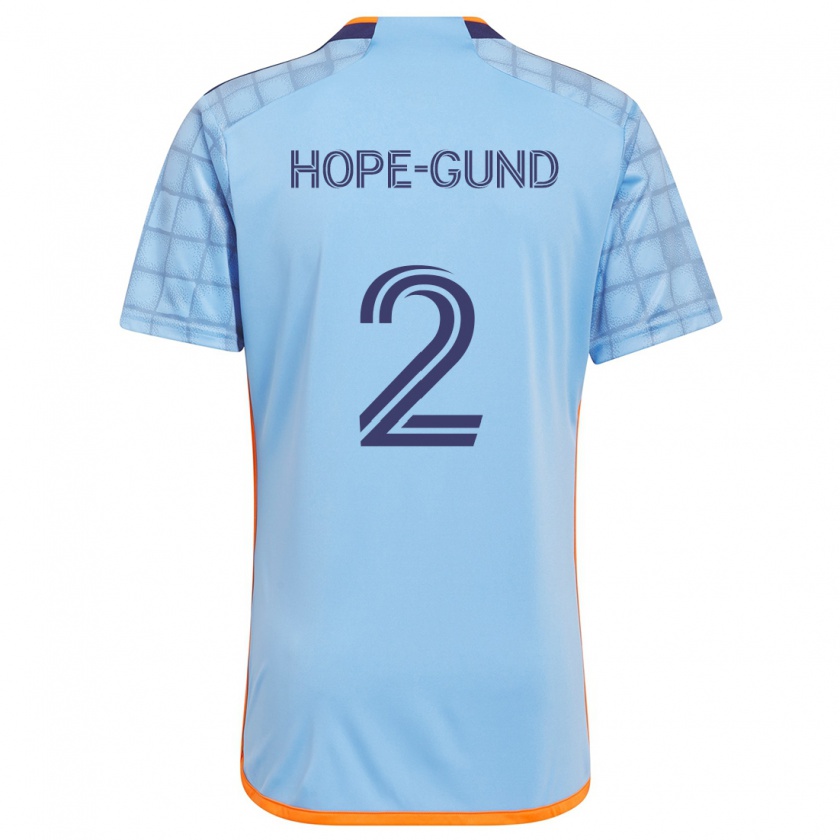 Kandiny Hombre Camiseta Rio Hope-Gund #2 Azul Naranja 1ª Equipación 2024/25 La Camisa Chile