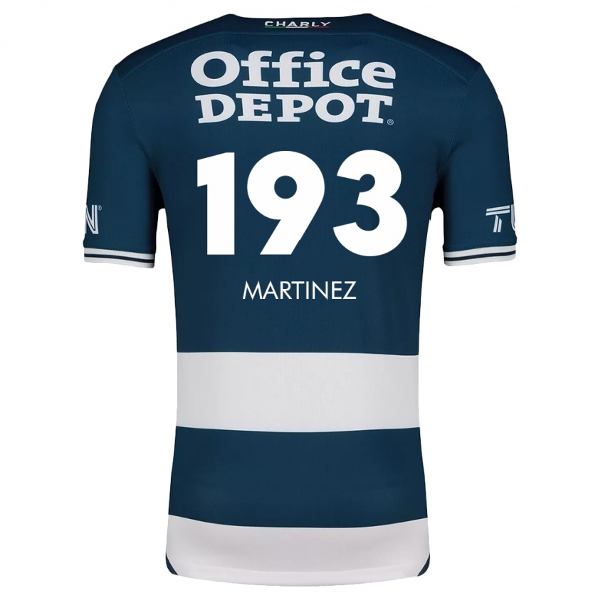 Kandiny Hombre Camiseta Pedro Martínez #193 Azul Blanco 1ª Equipación 2024/25 La Camisa Chile