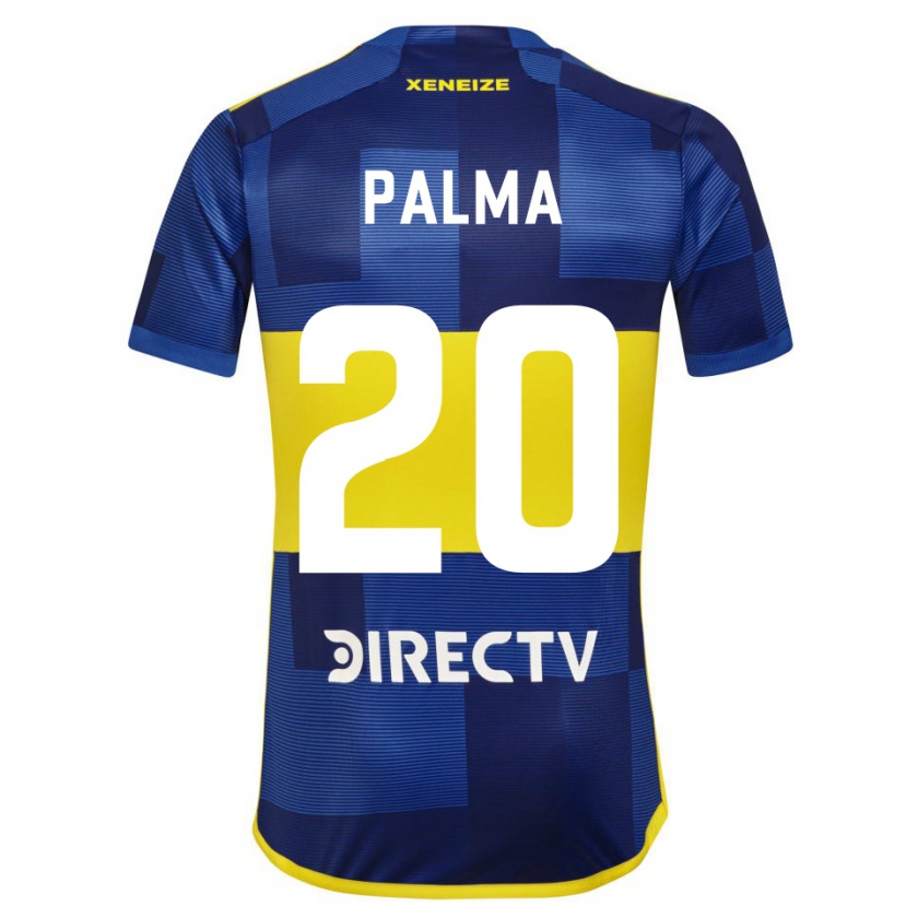 Kandiny Hombre Camiseta Lucas Palma #20 Azul Amarillo 1ª Equipación 2024/25 La Camisa Chile